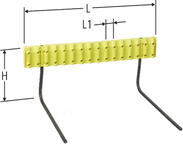 Optiflex-Support multiple de montage pour tuyaux