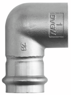 Optipress-Gaz-Winkel 90°