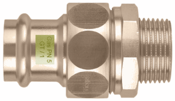 Optipress-Gaz-Verschraubung