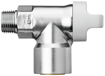 Gas-Steckdose absperrbar