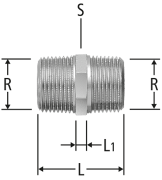 Optifitt-Serra-Doppelnippel