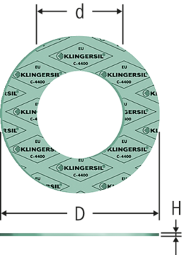 Flanschdichtung Klinger PN 10/16