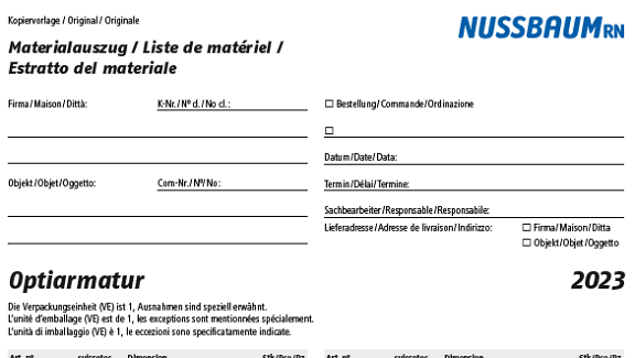 Bild Materialauszüge Optiarmatur 2023