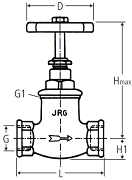 Valvola diritta JRG