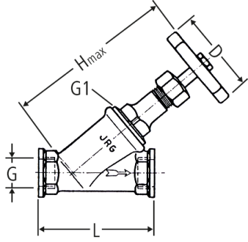Robinet oblique JRG