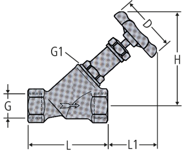 Robinet oblique JRG