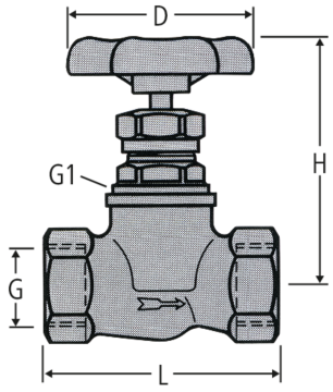 Valvola diritta JRG