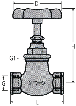 Valvola diritta JRG