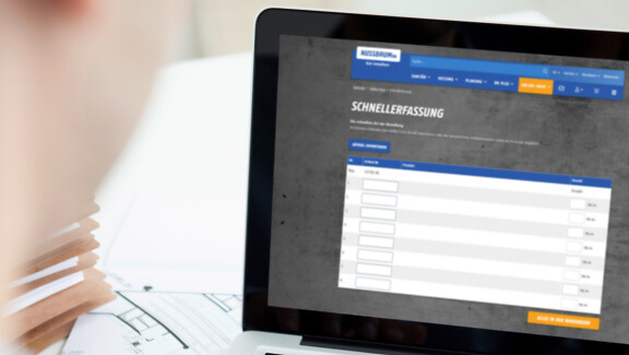 Kategorie Schnellerfassung