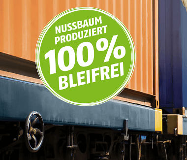 Nussbaum produziert 100 Prozent bleifrei