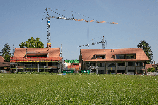 Referenzbild Neubau Wohnüberbauung Gässli Wattenwil