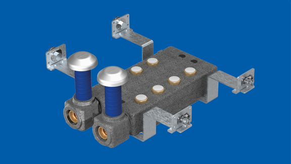 verteilerbox mit absperrventil